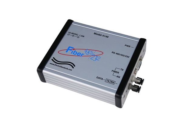 Rugged ST Fiber-to-RS-485/422/232 Converter