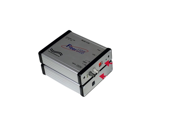 High Speed Rugged ST Fiber-to-USB Interface Converter