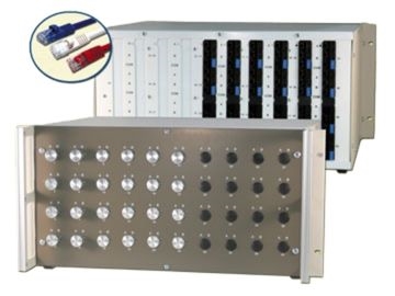 24 RJ45 CAT 5, 24-Channel Switch