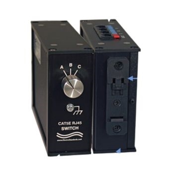 RJ45 3-Position Cat5e Switch, DIN