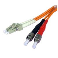 LC/ST Fiber Optic Cable, 62.5/125, PVC Riser, Multimode, 7M, 986161-07m