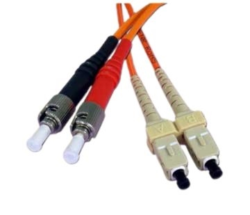 ST/SC Fiber Optic Network Cable, Multimode, Terminated, 50/125 Micron, 3 Meter 986191-03m