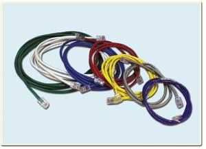 990252-007 CAT 5e Patch Cables, RJ45, No Boots, Blue, 7 Feet, 350 MHz, UTP 