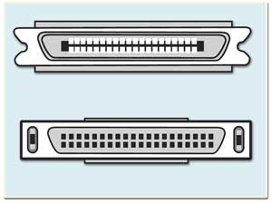 982008 SCSI Cable, SCSI1 M to SCSI2 M, Custom Length