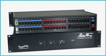Model 7316 16-Channel RJ45/CAT5e A/B Switch, Telnet Remote Control