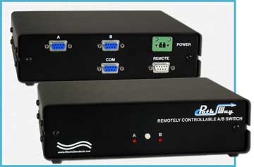 PathWay 4135 Single Channel DB9 A/B Switch with Remote Control Port