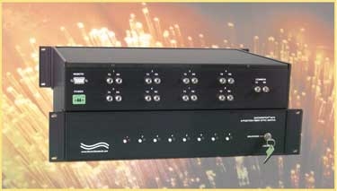 6275 ST Duplex Fiber Optic 8-Position Switch with Offline Position, Remote Control