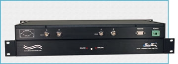 Model 7180 2-Channel BNC ONLINE/OFFLINE Switch Supports 50 Ohm Impedance 