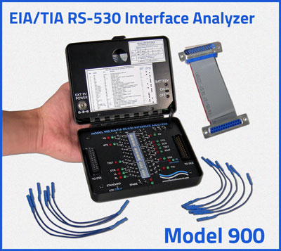 Red and Green light emitting diodes Model 900 EIA/TIA RS520 Interface Analyzer
