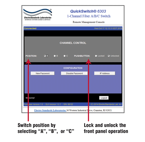 QuickSwitch® Change Switch Position