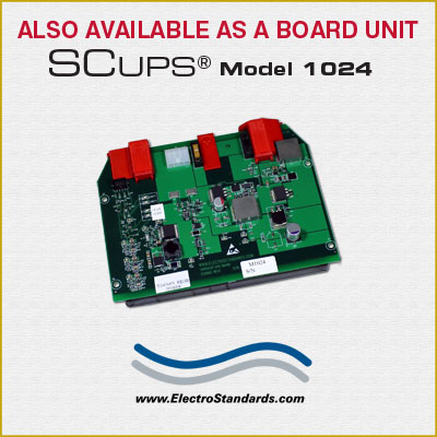 SuperCapacitor Board unit, 24 VDC SCUPSĀ® Model 1024 Uninterrupitble Power Supply, 24 VDC