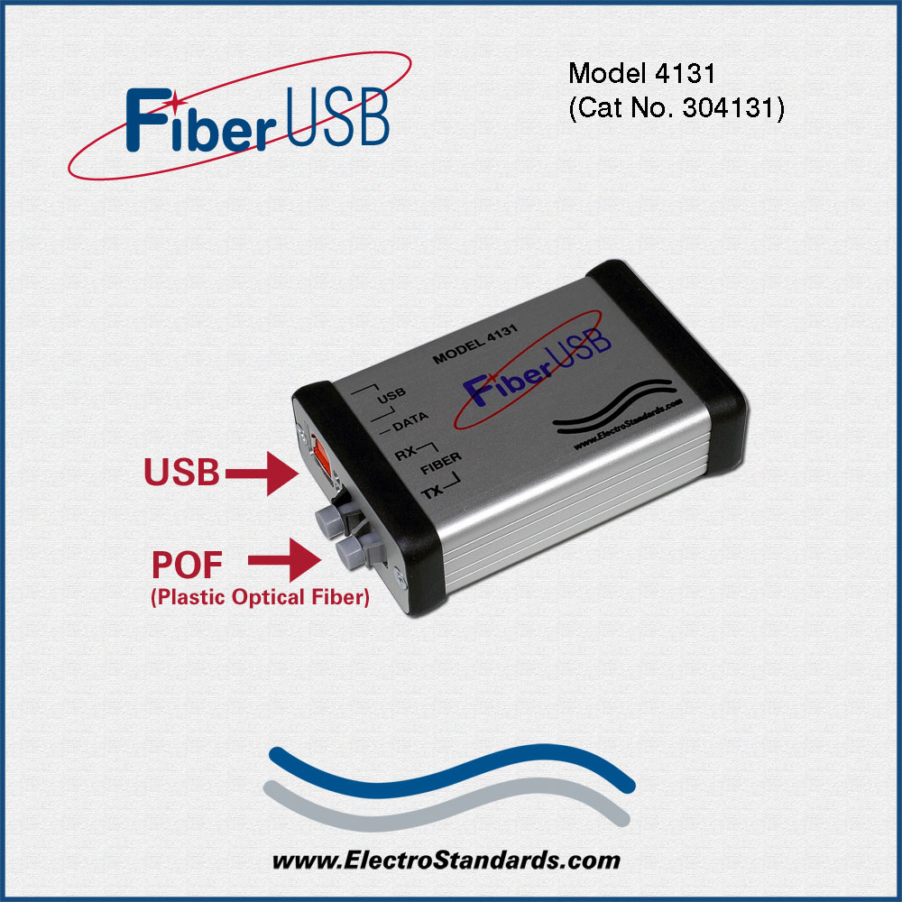 tillykke Vugge Instrument HP Fiber-to-USB Interface Converter, Model 4131