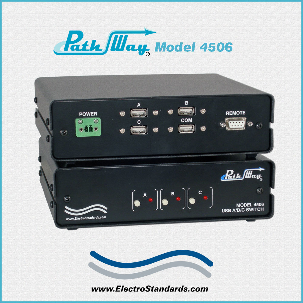 USB Type-A, 3-Position Switch, Remote, Desktop, Model 4506