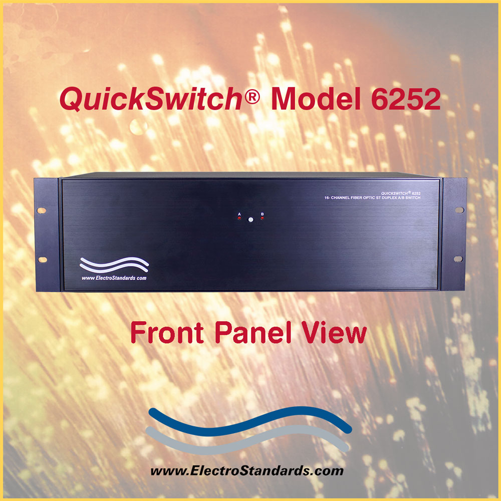 Catalog 306252 Model 6252 16Channel ST Duplex Fiber Optic Switch