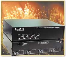 4-Way ST Multimode Fiber Optic Switch / Converter, QuickSwitch 4289