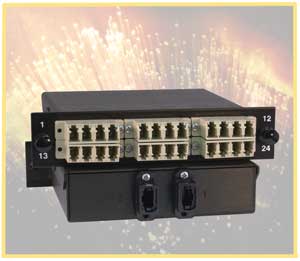 MTP/MPO LC, 24-Fiber Cassette, Multimode, 62.5/125 Microns