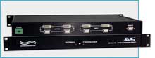 7292 Crossover Switch, DVI-D Dual Link & DB9 Connectors, Solid State, Contact Closure