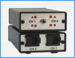 Model 4077 Dual Channel Remote Control Unit with LED Display for Network Switches