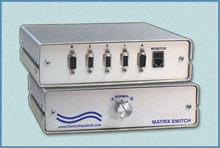 Model 8581 2x3 DB9 Matrix Switch