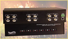6258 6-Channel Online/Offline Switch, LC Duplex with 10 Base-T LAN Telnet Access