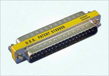 308014 Mini Gender Changers, Male/Male, DB37