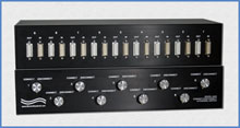 Model 8462 Nine Channel DB15 Connect/Disconnect Switch, Manual Operation