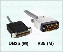 Motorola / Codex Compatible Cables DB25 (M) / V35 (M) 15' Cat. No. 930233-015