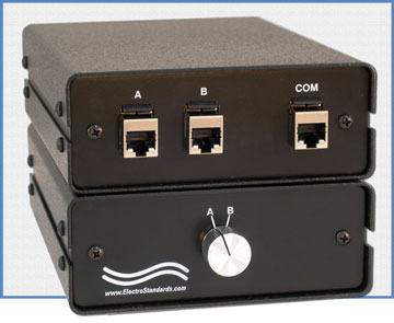Model 8275 RJ45 shielded connectors manual network switch.