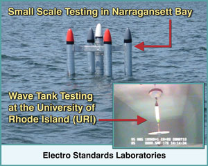 Scale Model Testing of Direct Drive and Resonant Systems at URI's Wave Tank and RI's Narragansett Bay.
