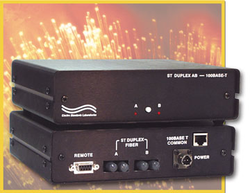 Model 4173 ST Duplex A/B 100 Base FX to 100 Base TX Switch Converter