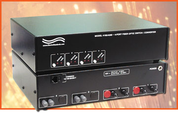4-Way Fiber Optic ST Duplex Switch Converter, QuickSwitch 4189
