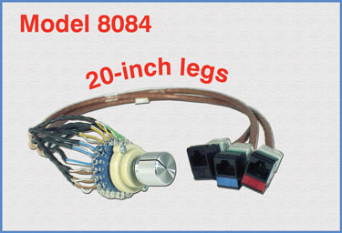 Model 8084 Single Channel RJ45 Cat5e A/B Rotary Switch, No Enclosure