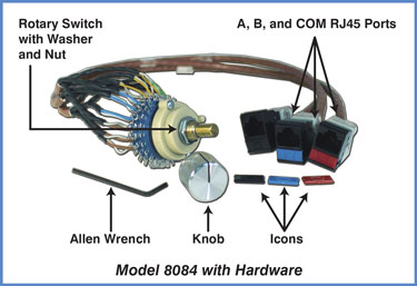 Model 8084 Switch System Components photograph.