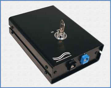 Model 8076 two channel RJ45 / 110-Block, Cat5e 100 Base-T network access keylock switch
