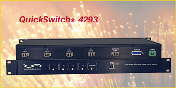 Model 4293 LC Duplex A/B/C/D/Offline Switch with Contact Closure Remote and Keylock