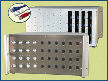 Model 9740/16 High Density 16-Channel Cat5 RJ45 A/B Switch System, 100Base-T Networks