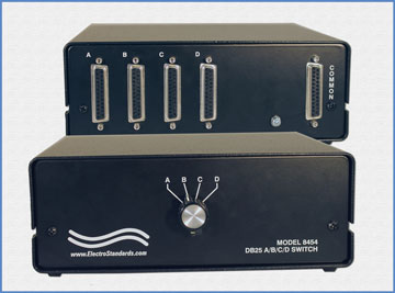 Model 8454 DB25 Audio Interface A/B/C/D Network Switch Box