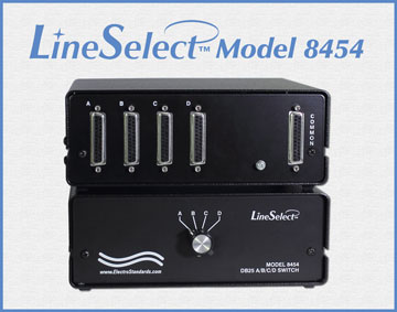 LineSelect™ Model 8454 DB25 THX Audio Interface A/B/C/D Switch