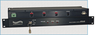 4-State OFFLINE/TS/SVCN/DRAG RJ45 Cat5e Switch