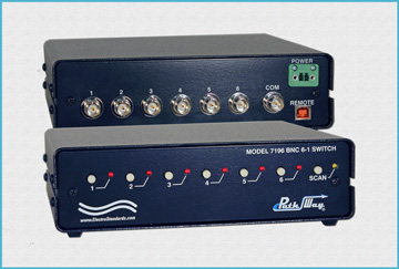 Model 7196 6-Position BNC Switch with AutoScan Mode and USB Serial Remote Control